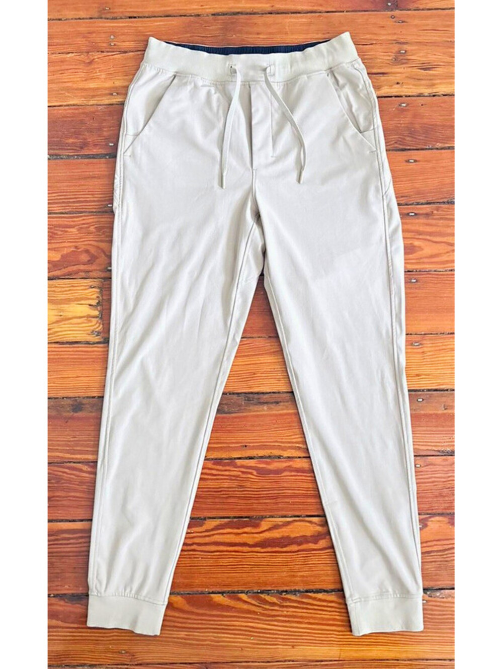 Birddogs Joggers Mens M Khaki Beige Stretch Active Athletic Pants Built In Liner